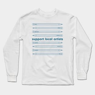 Support Local Artists - Michigan Long Sleeve T-Shirt